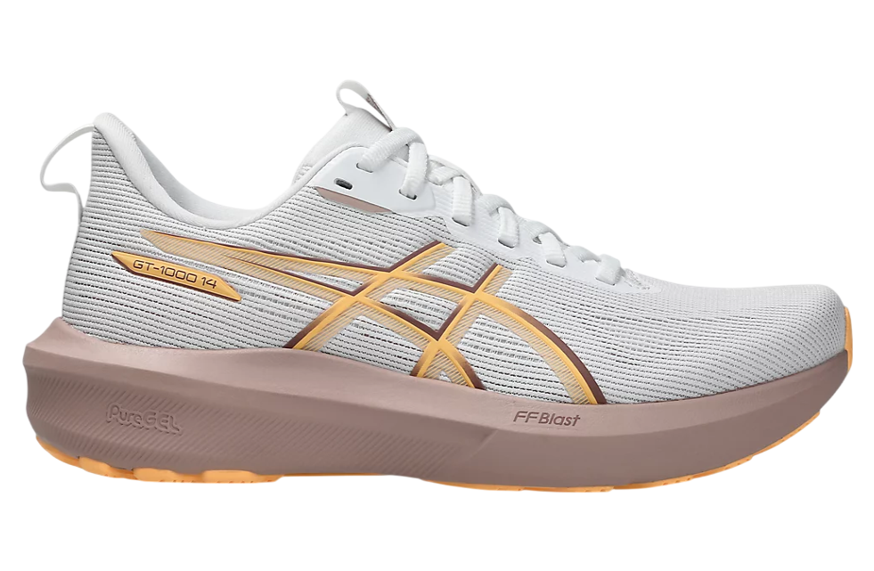 Asics GT-1000 14 White / Rubble Red - Jun 2025 - 1012B859