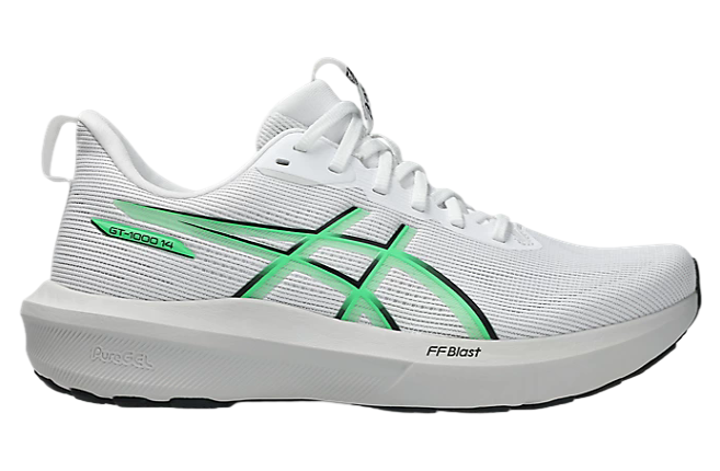 Asics GT-1000 14 White / Vital Green