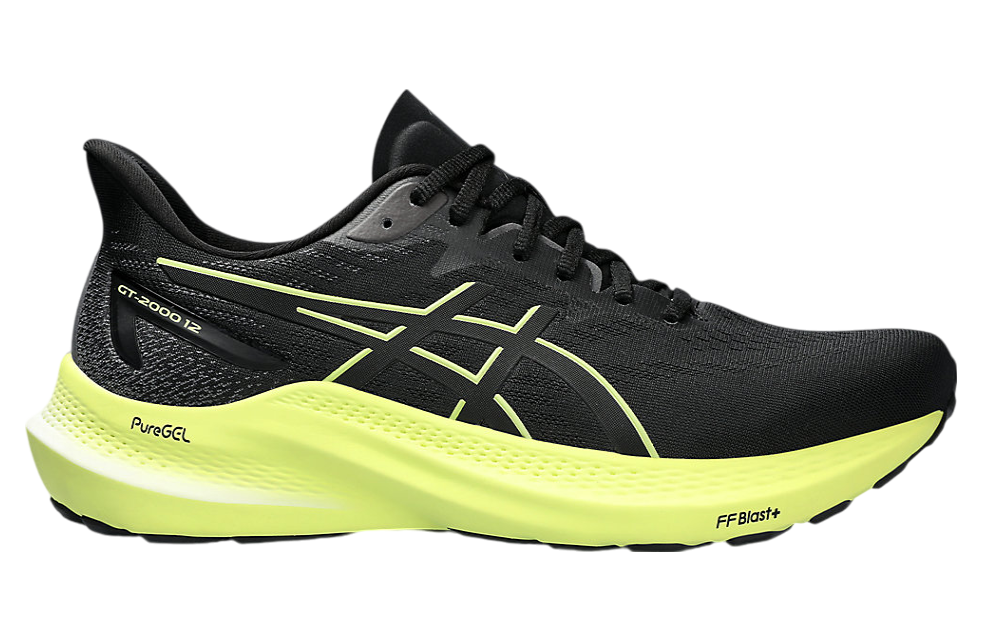 Asics GT-2000 12 Black / Glow Yellow