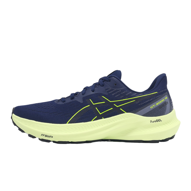 Asics GT-2000 12 GTX Blue Expanse / Safety Yellow