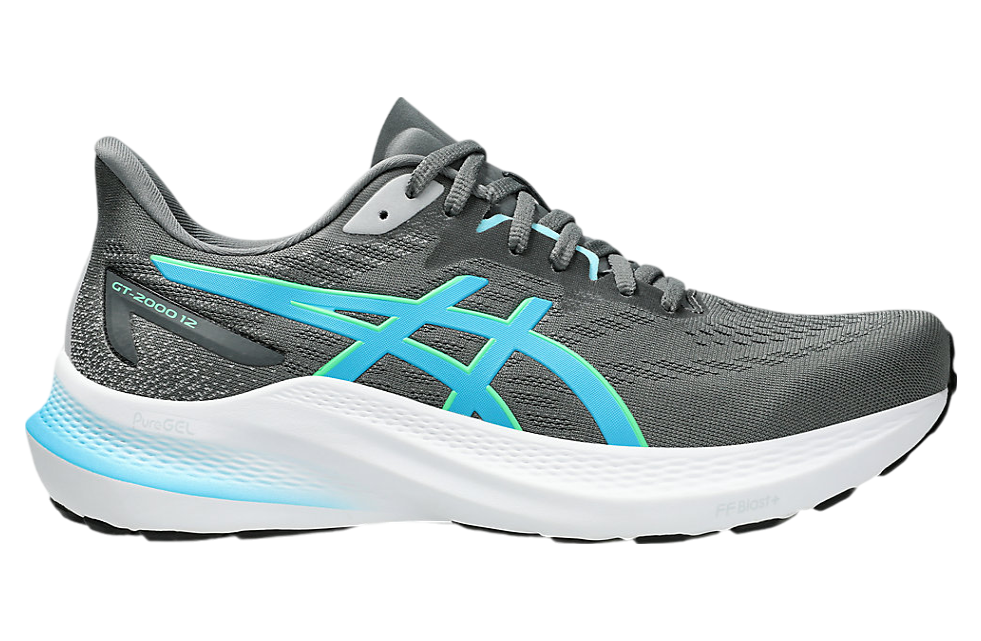 Asics GT-2000 12 Steel Grey / Digital Aqua