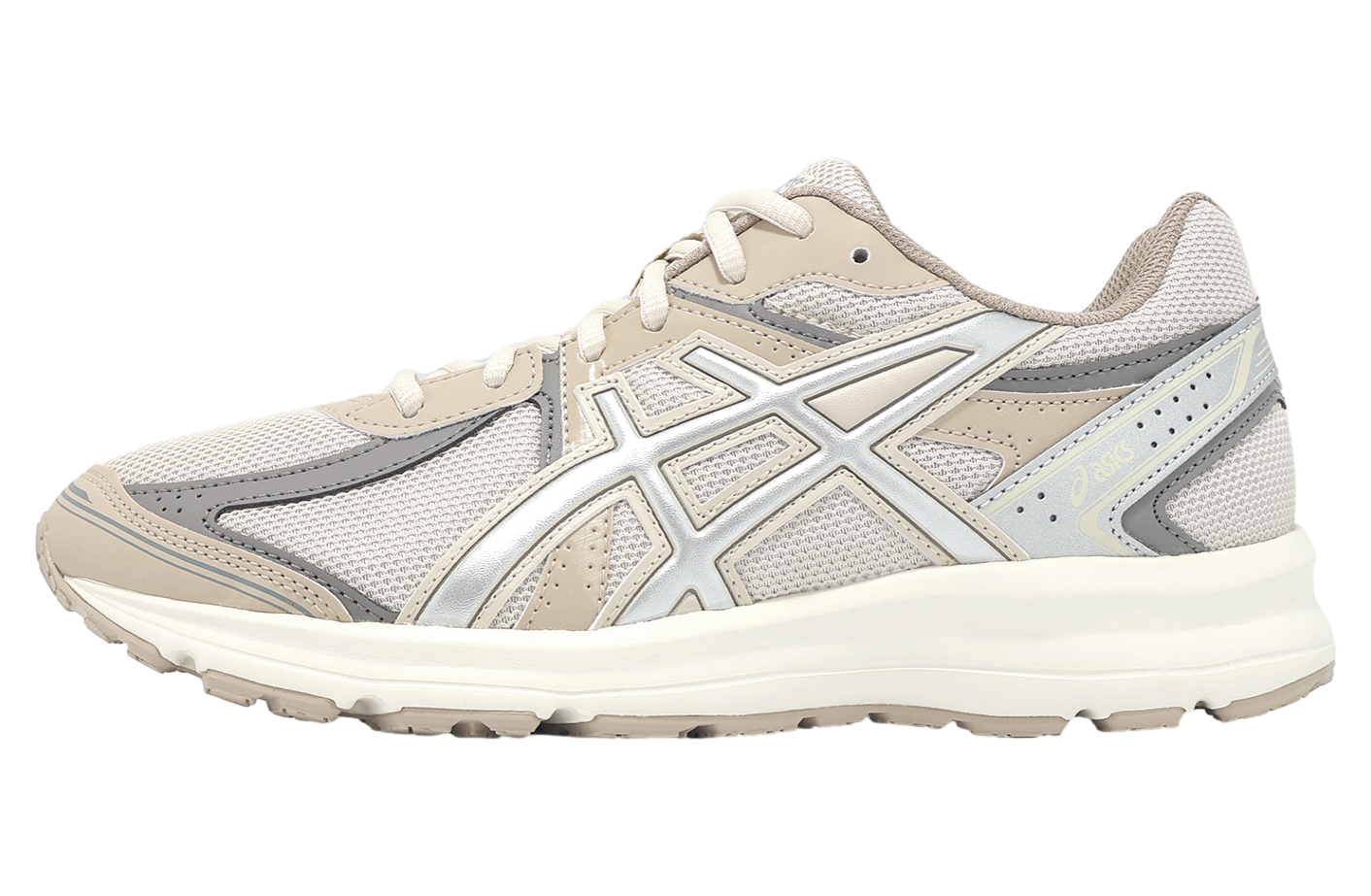 Asics JOG 100S Oatmeal / Pure Silver - Apr 2025