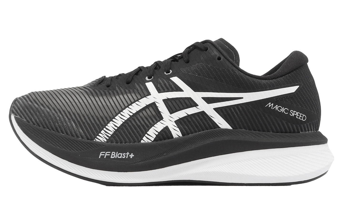 Asics Magic Speed 3 2E Wide Black / White - Jun 2023