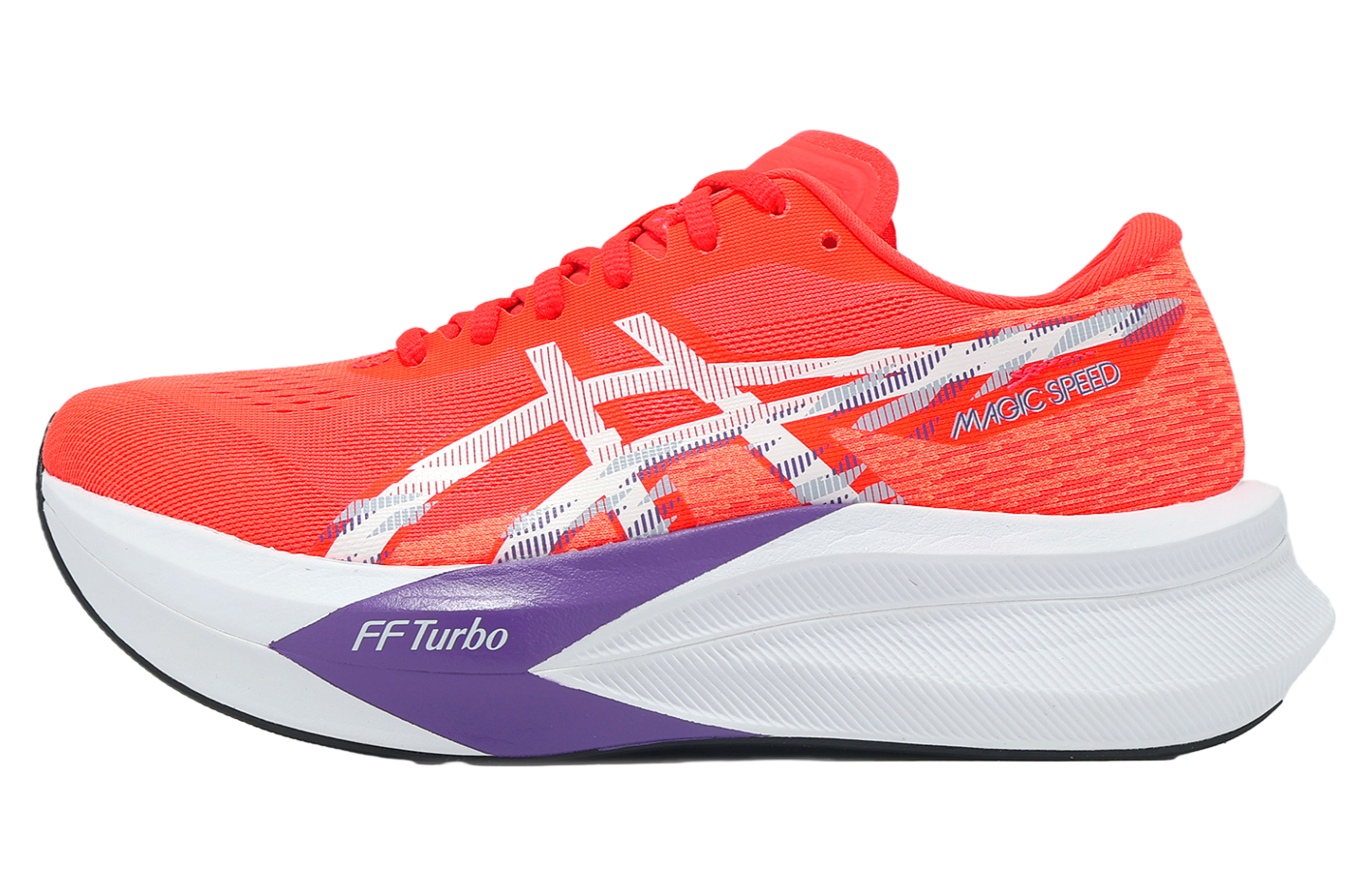 Asics Magic Speed 4 2E Wide Flash Red / White - Jul 2025