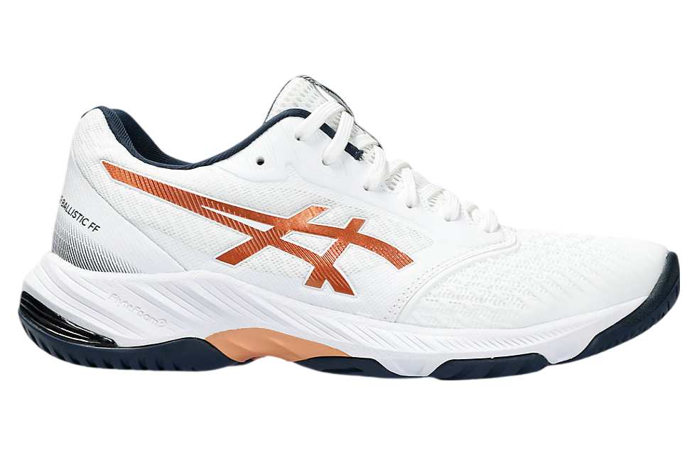 Asics Netburner Ballistic FF 3 White / Pure Bronze