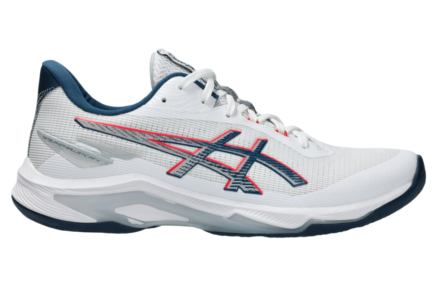 Asics Netburner Ballistic FF 4 White / Mako Blue - Jul 2025