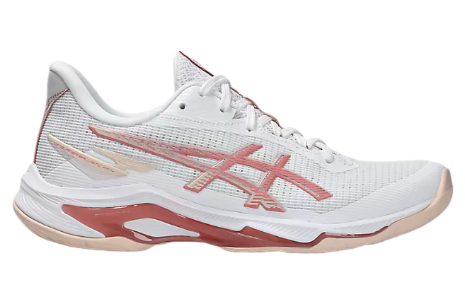 Asics Netburner Ballistic FF 4 WMNS White / Rose Rouge