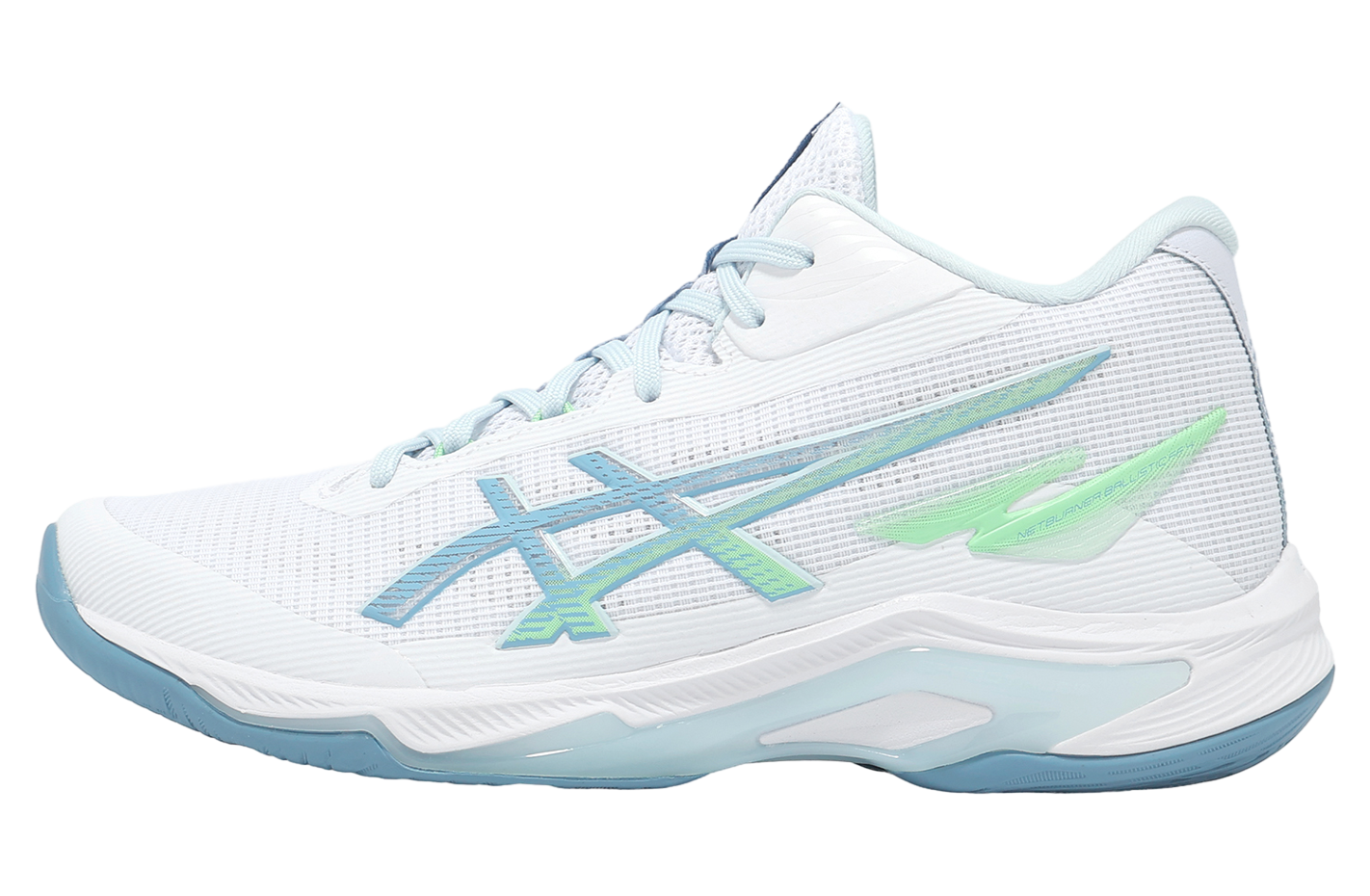 Asics Netburner Ballistic FF MT 4 White / Saba Blue