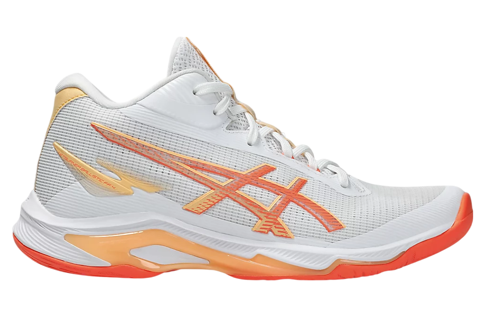 Asics Netburner Ballistic FF MT 4 White / Vivid Coral