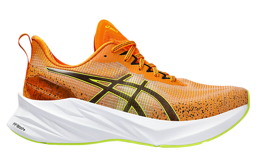 Asics Novablast 3 LE Bright Orange / Neon Lime