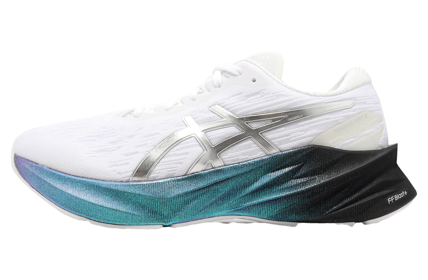 Asics Novablast 3 Platinum White / Pure Silver