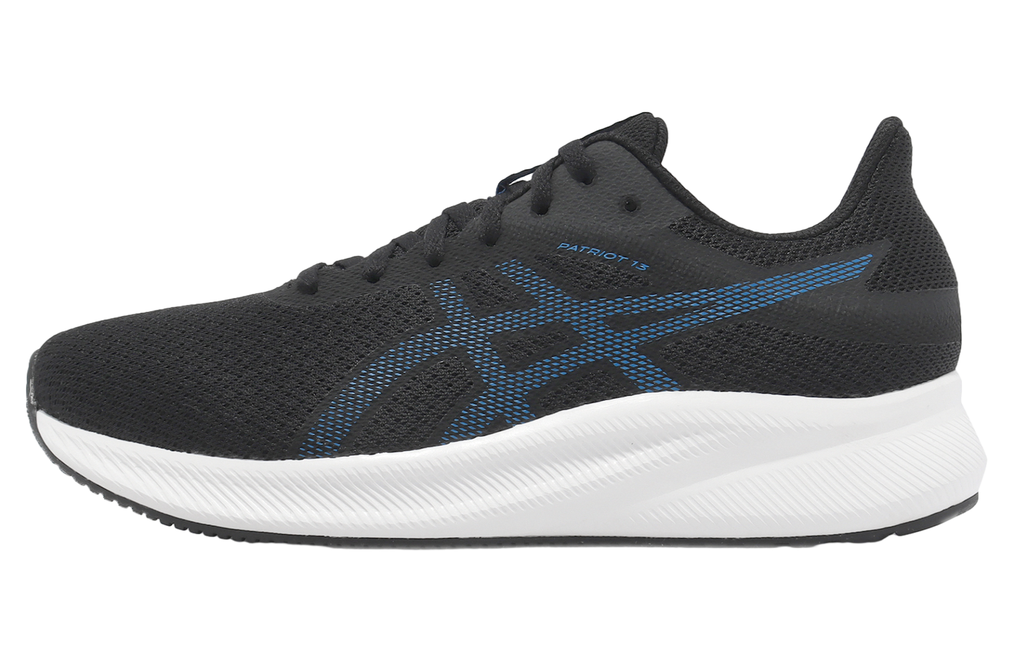 Asics Patriot 13 2E Wide Black / Electric Blue