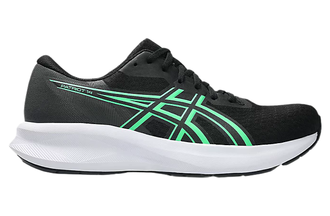 Asics Patriot 14 Black / Vital Green