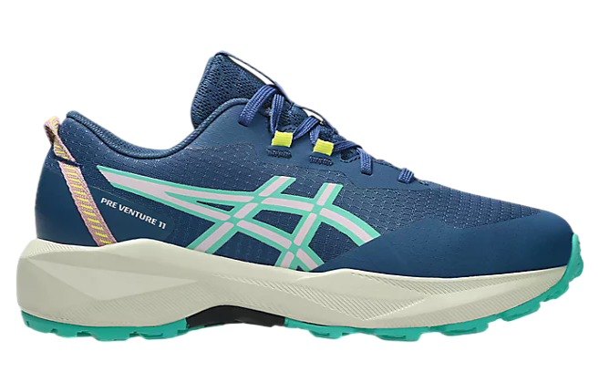 Asics Pre Venture 11 GS Twilight Blue / Aurora Green