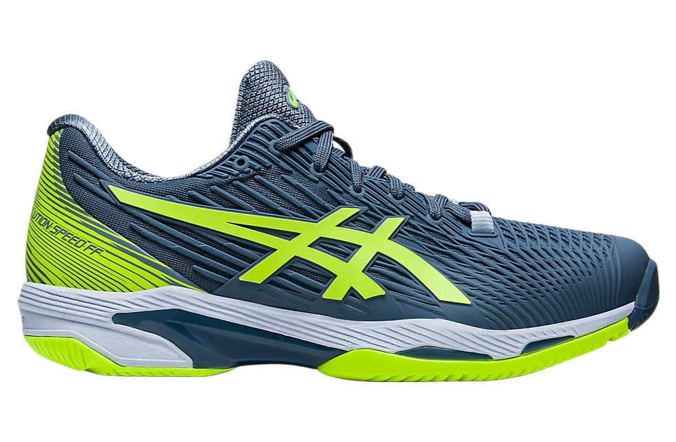 Asics Solution Speed FF 2 Steel Blue / Hazard Green