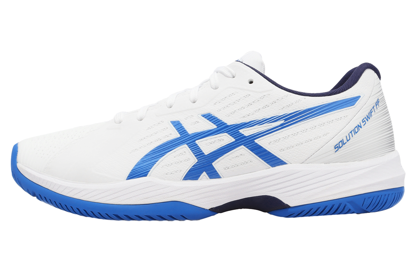Asics Solution Swift FF White / Electric Blue