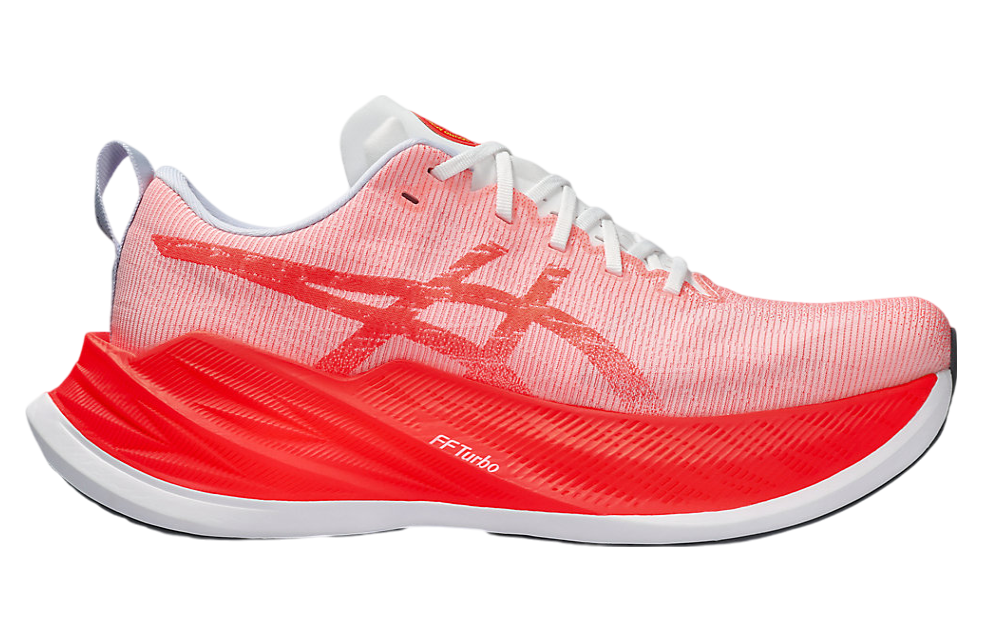 Asics Superblast White / Sunrise Red