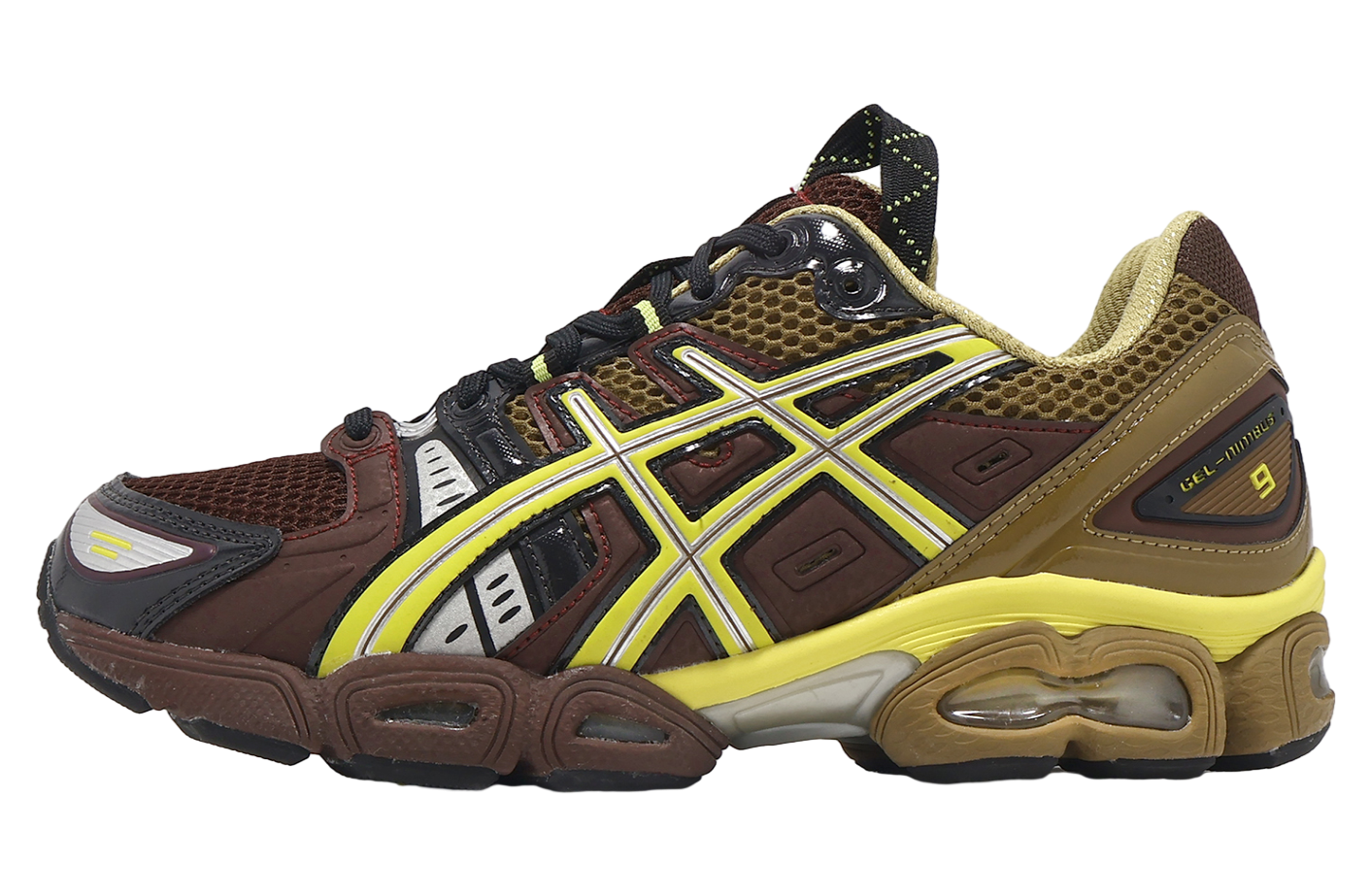 Asics UB3-S GEL-Nimbus 9 Rum Raisin / Green Sheen