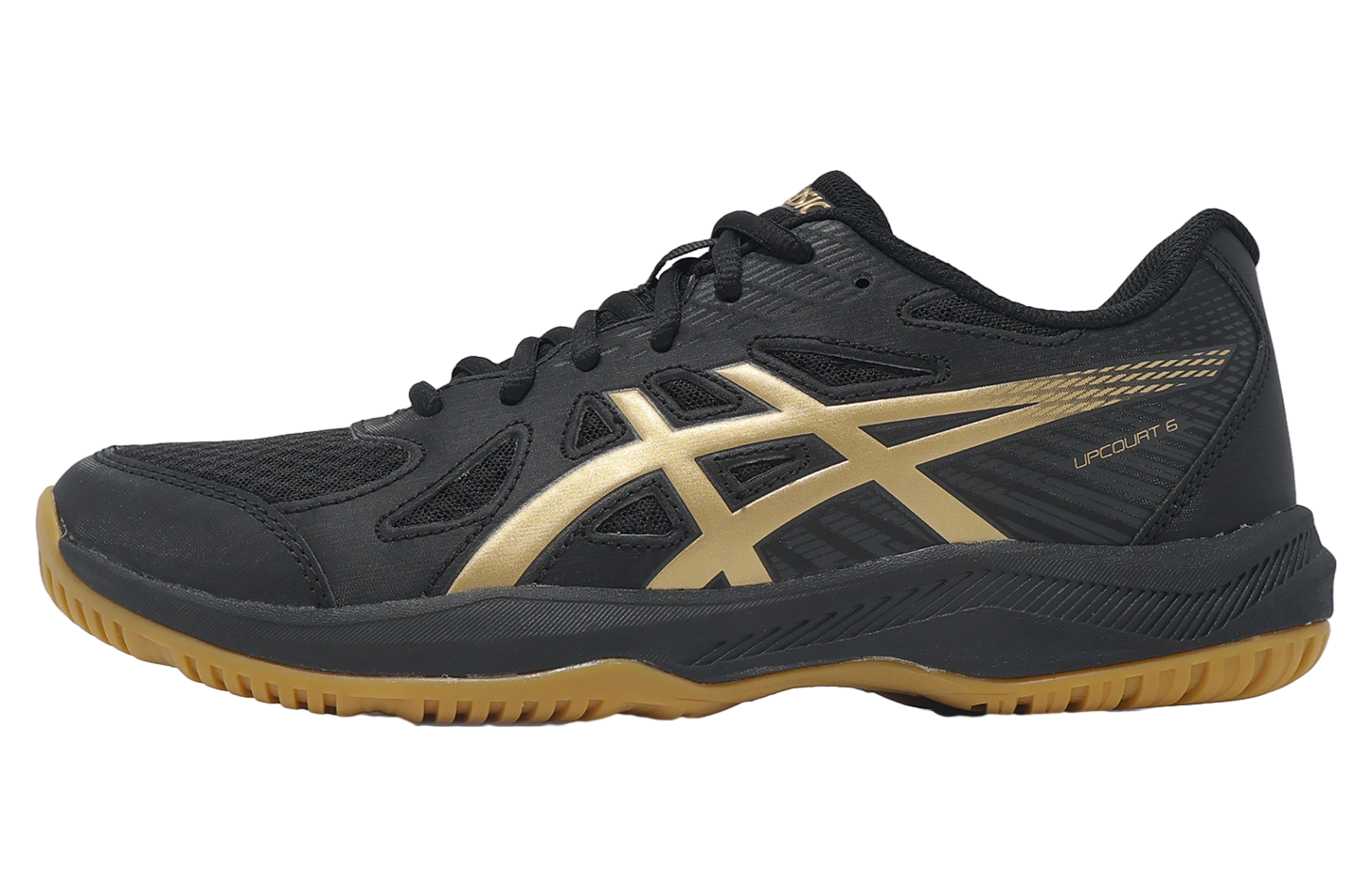 Asics Upcourt 6 Black / Pure Gold