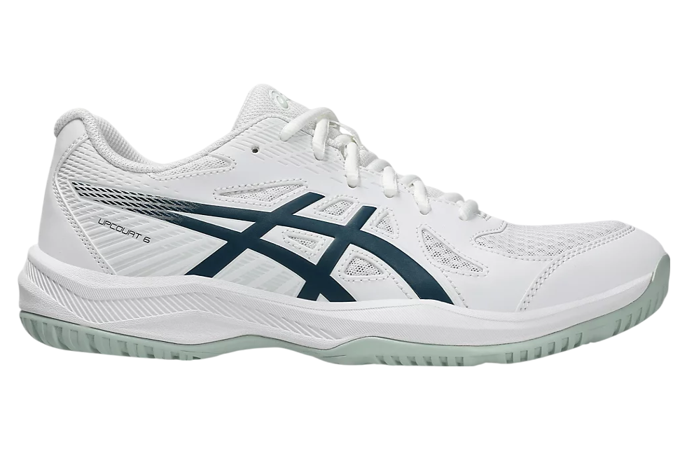 Asics Upcourt 6 White / Tranquil Teal