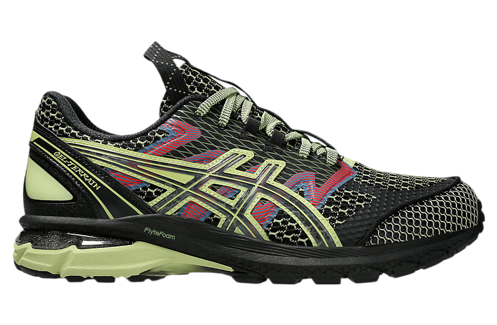 Asics Us4-S Gel-Terrain Black / Neon Lime