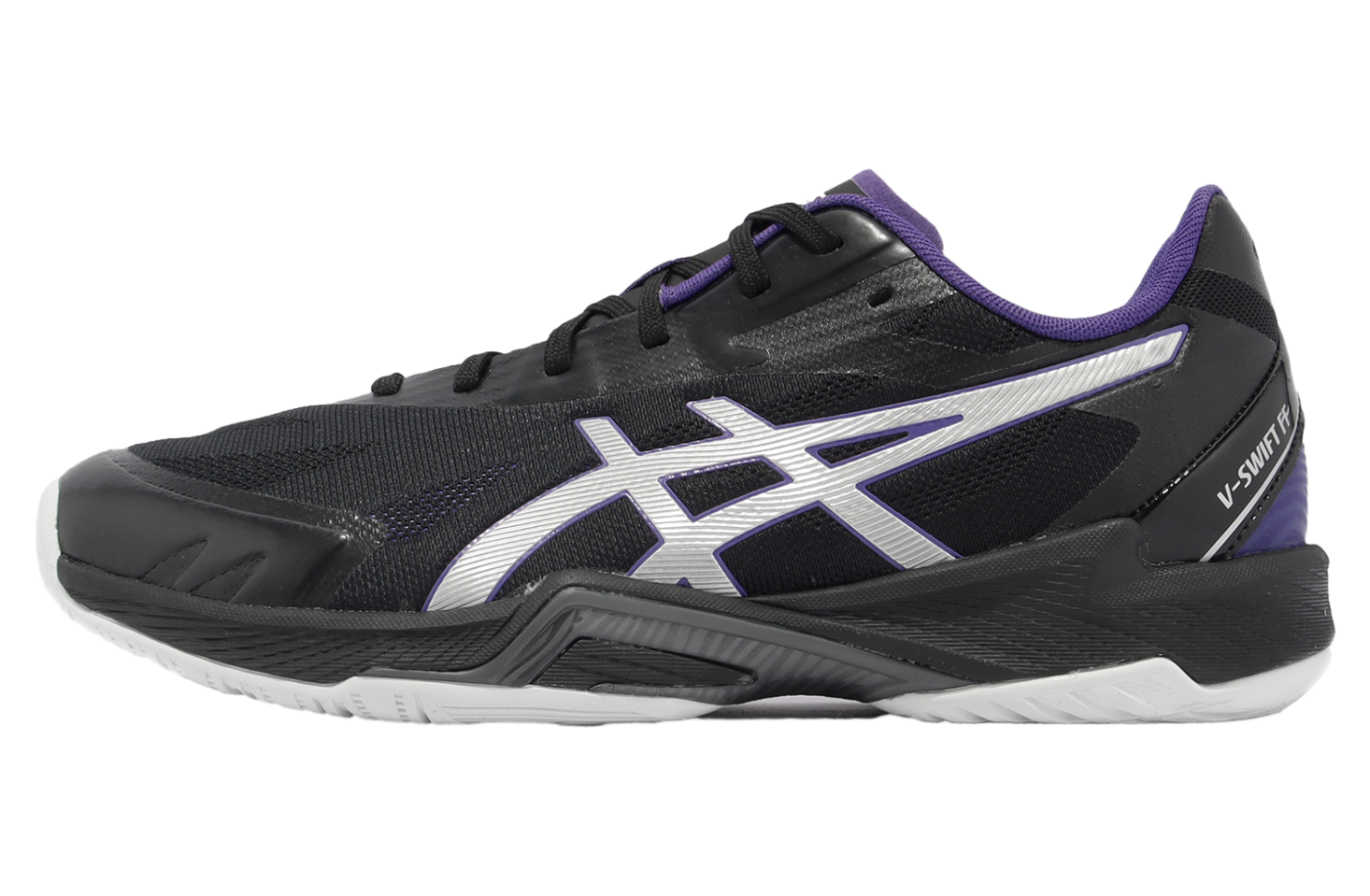 [美品]ASICS　V-SWIFT FF 3 ブラック/ピュアシルバー ASICS アシックス V-SWIFT FF 3 （ブラック/ピュアシルバー