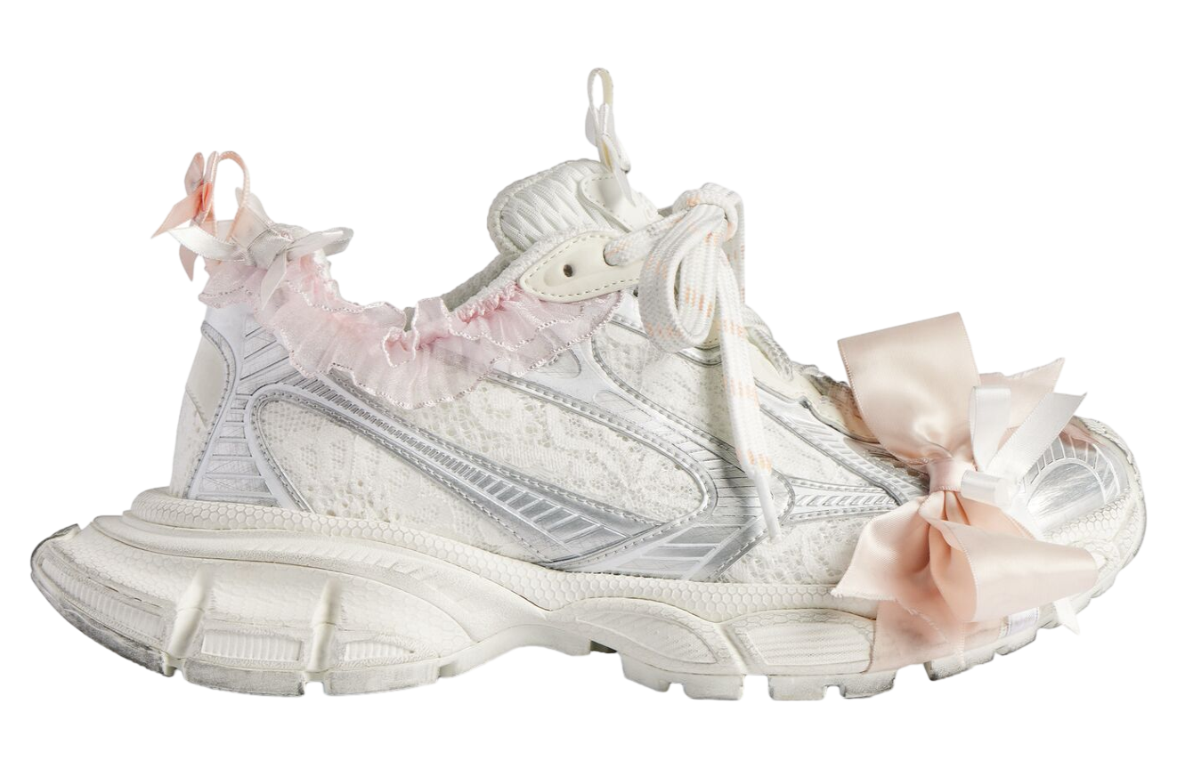 Balenciaga 3xl Lace WMNS White / Light Pink