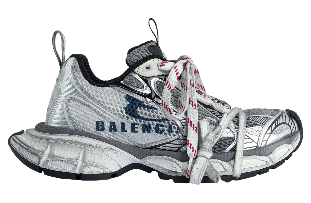 Balenciaga 3xl Split Logo White / Navy