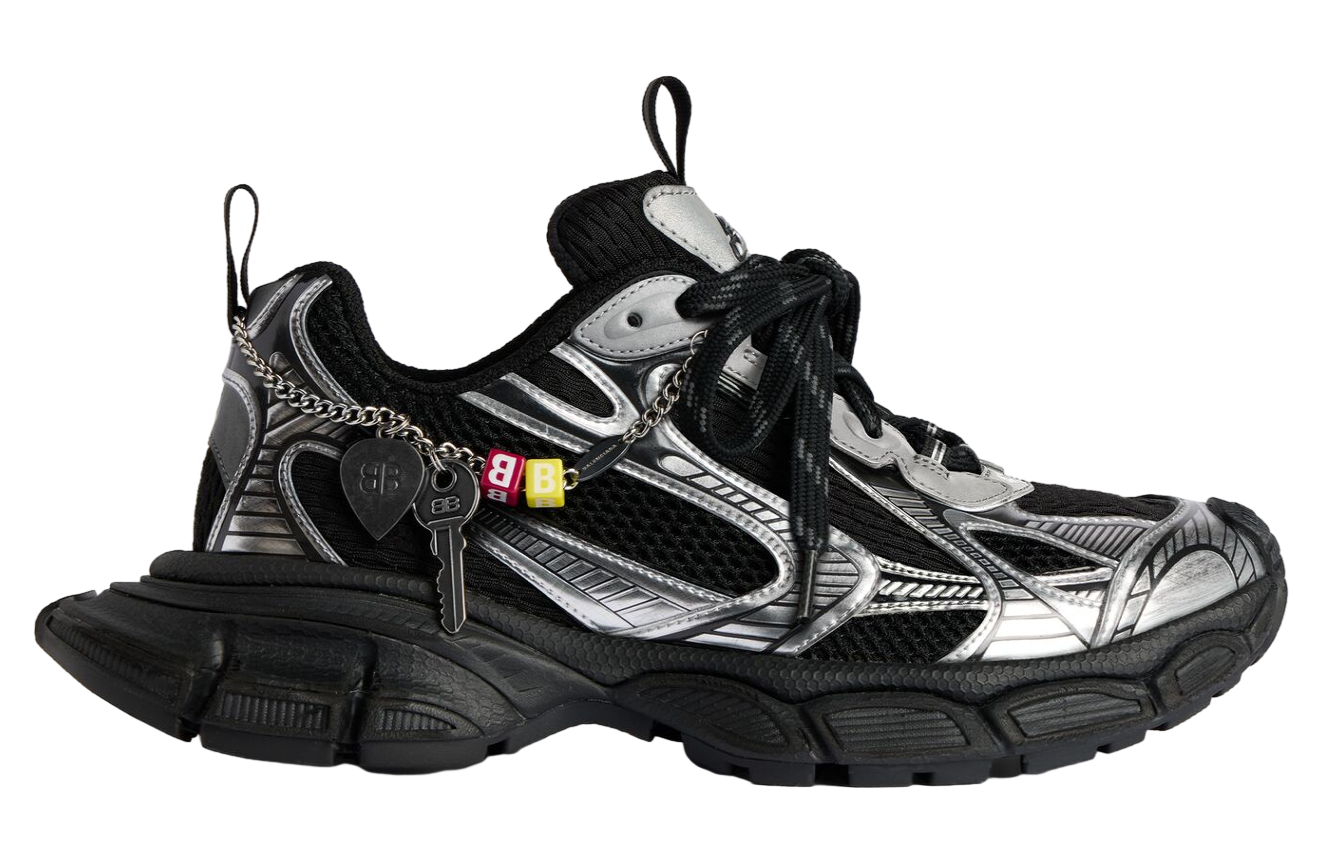 Balenciaga 3xl With Charms Black / Silver