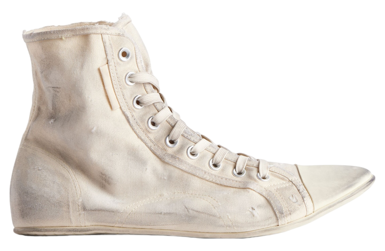 Balenciaga white high top sneakers hotsell