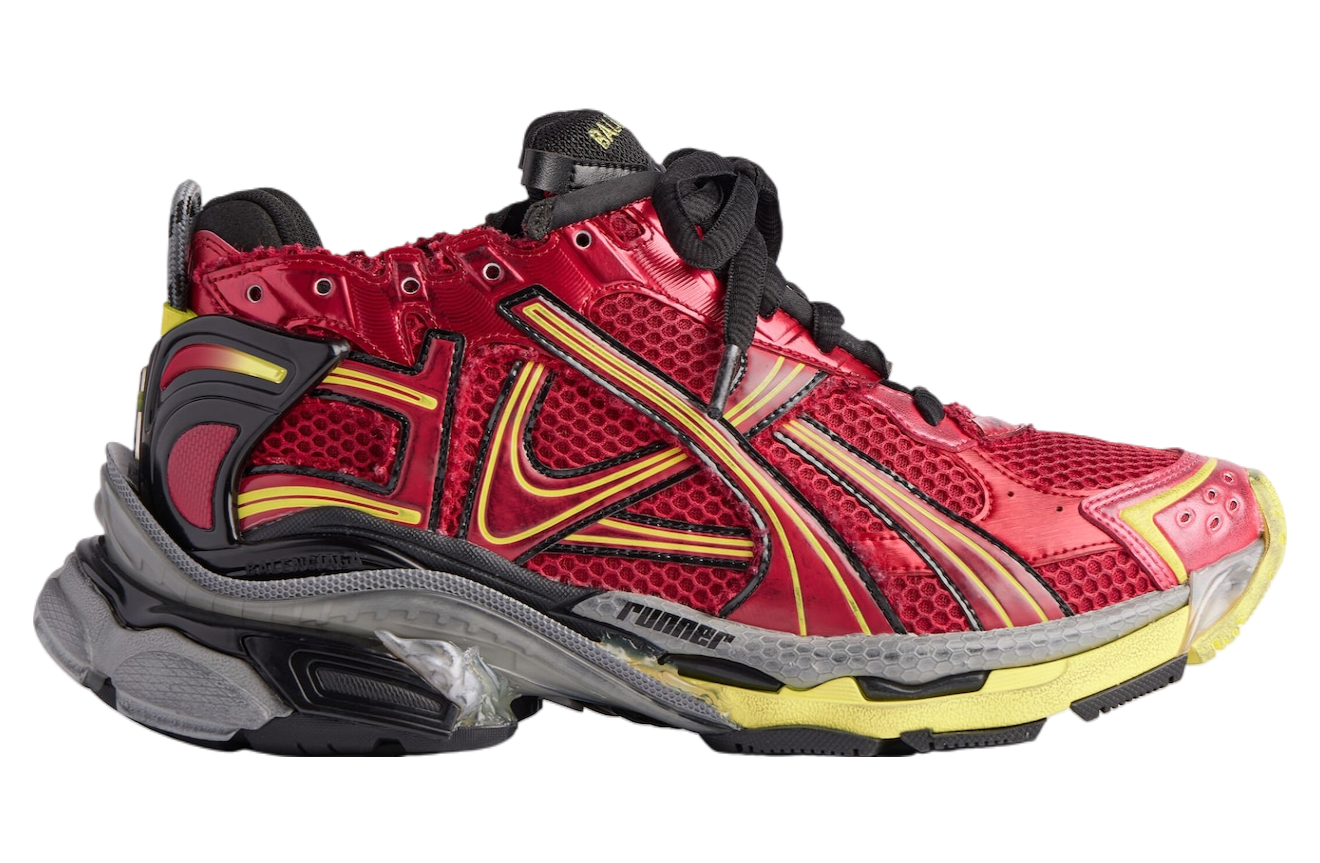 Balenciaga Runner Red / Neon Yellow - May 2025