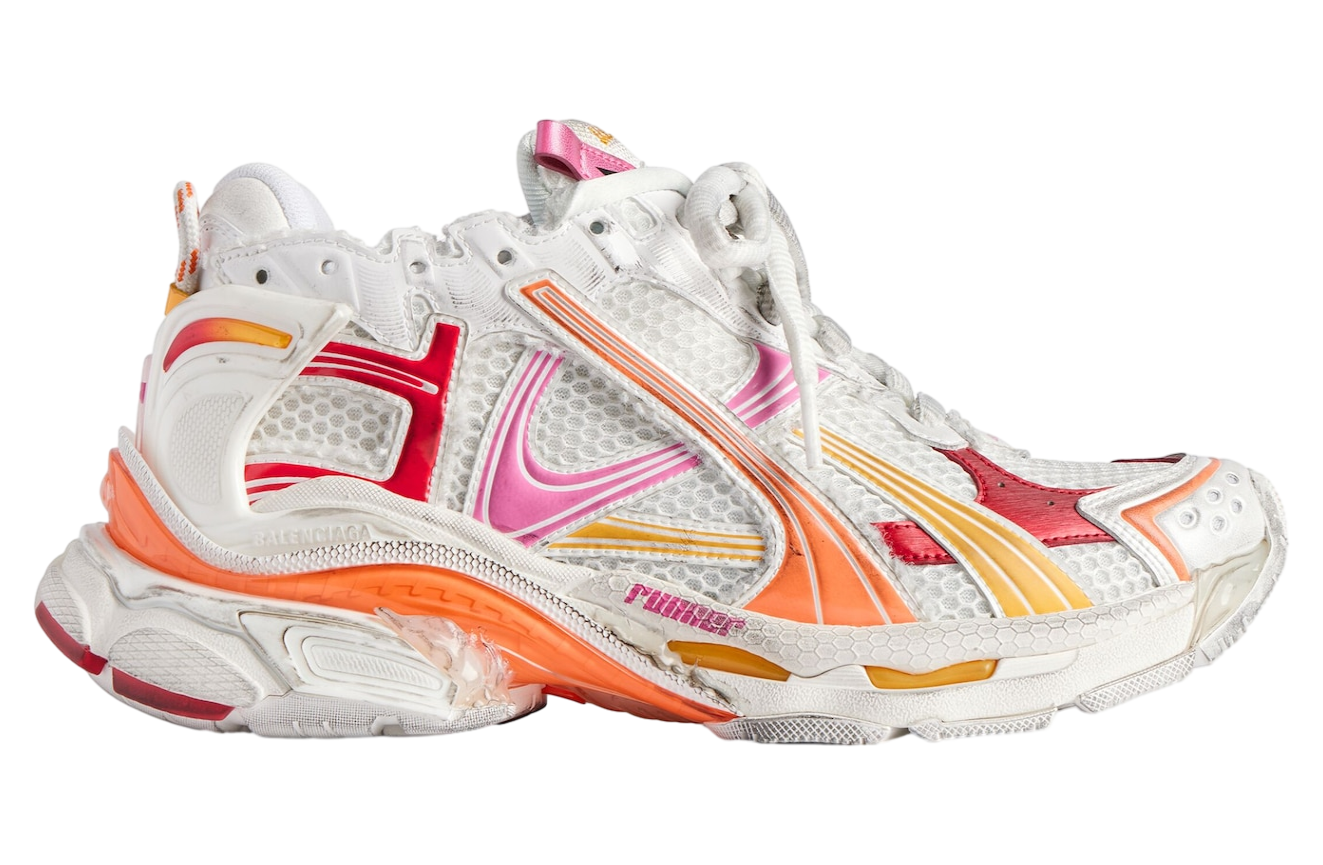 Balenciaga Runner White / Orange