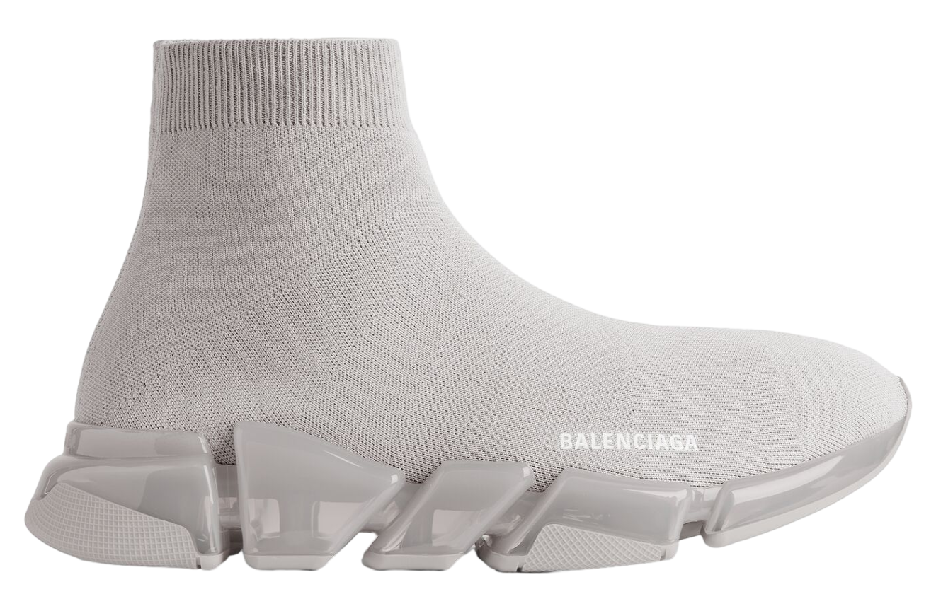 Balenciaga Speed 2.0 Full Clear Sole Recycled Knit Grey - Mar 2026