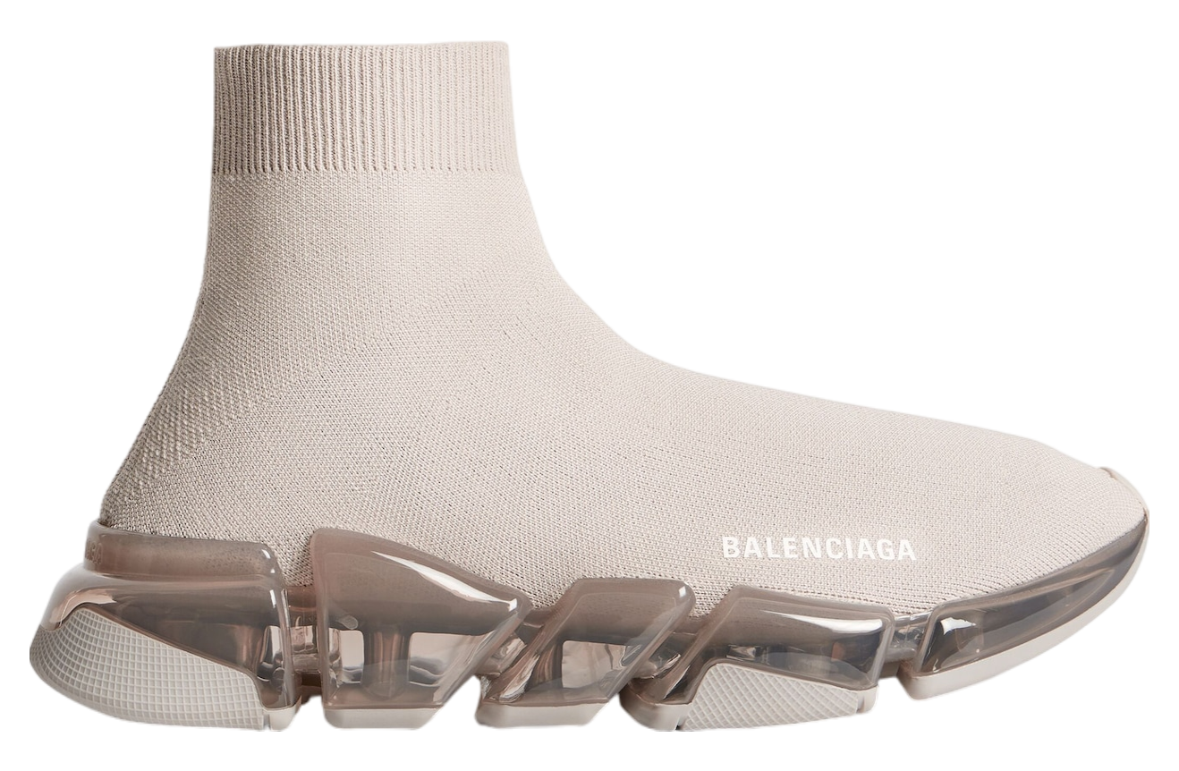 Balenciaga Speed 2.0 Full Clear Sole Recycled Knit WMNS Light Beige