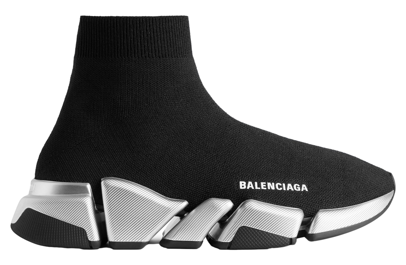 Balenciaga Speed 2.0 Recycled Knit Black / Silver