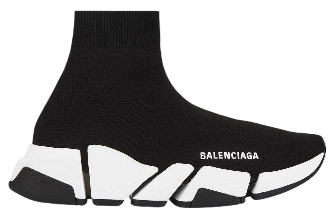 Balenciaga Speed 2.0 Recycled Knit Black / White