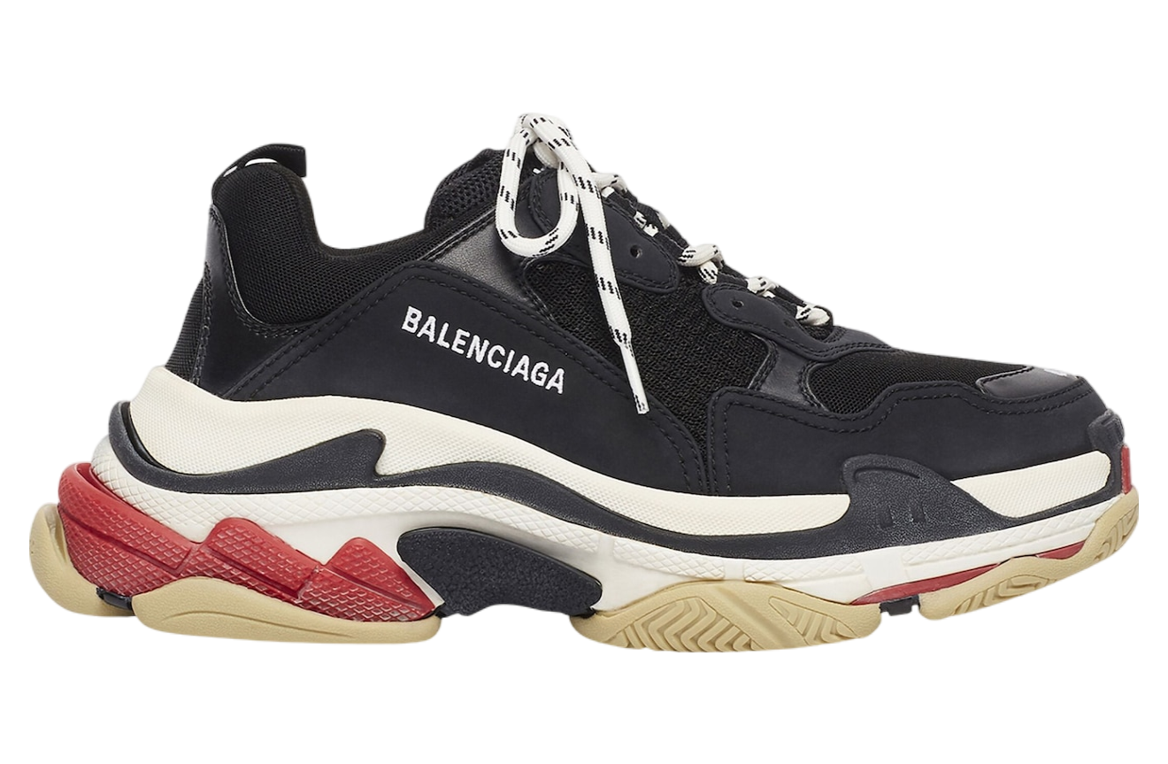 Balenciaga Triple S Black / White / Red