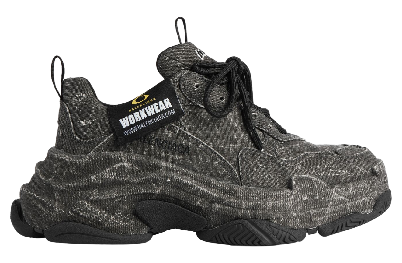 Balenciaga Triple S Canvas Black