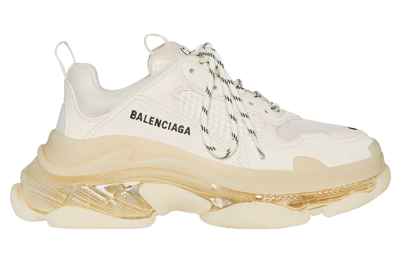 Balenciaga Triple S Clear Sole WMNS Beige / Clear