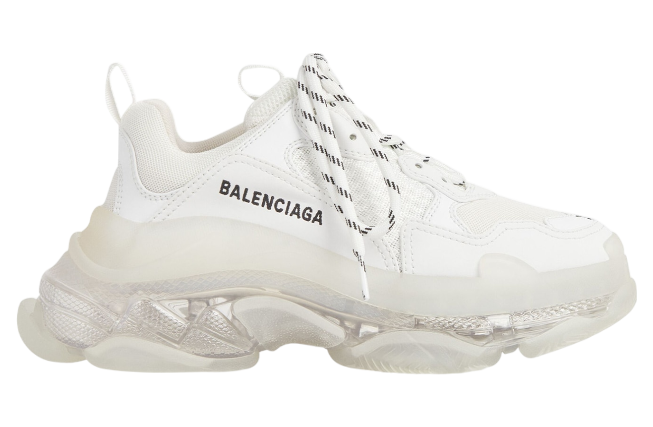 Balenciaga triple s white sole hotsell