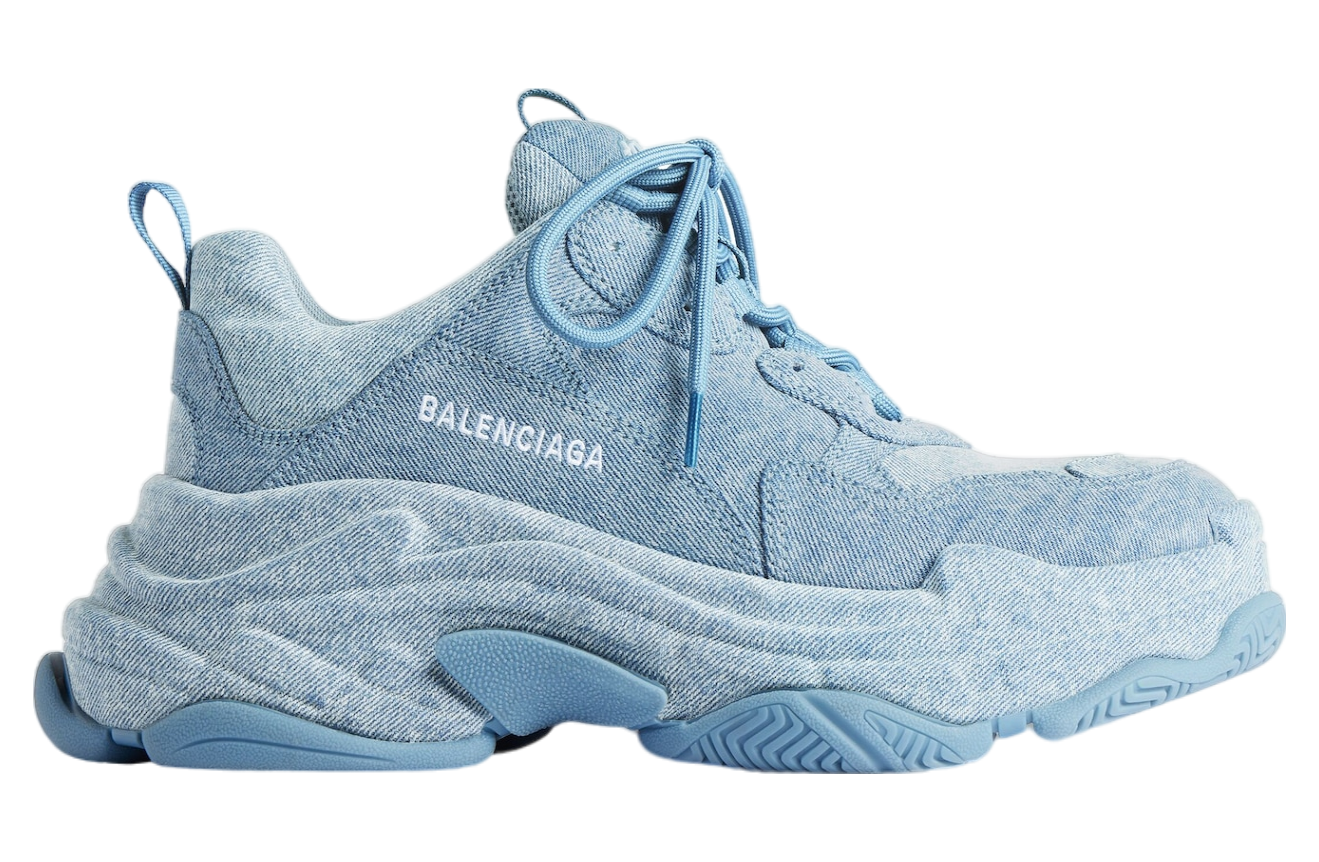 Balenciaga Triple S Denim WMNS Blue Dec 2024 524039W2DEN4000 KicksOnFire