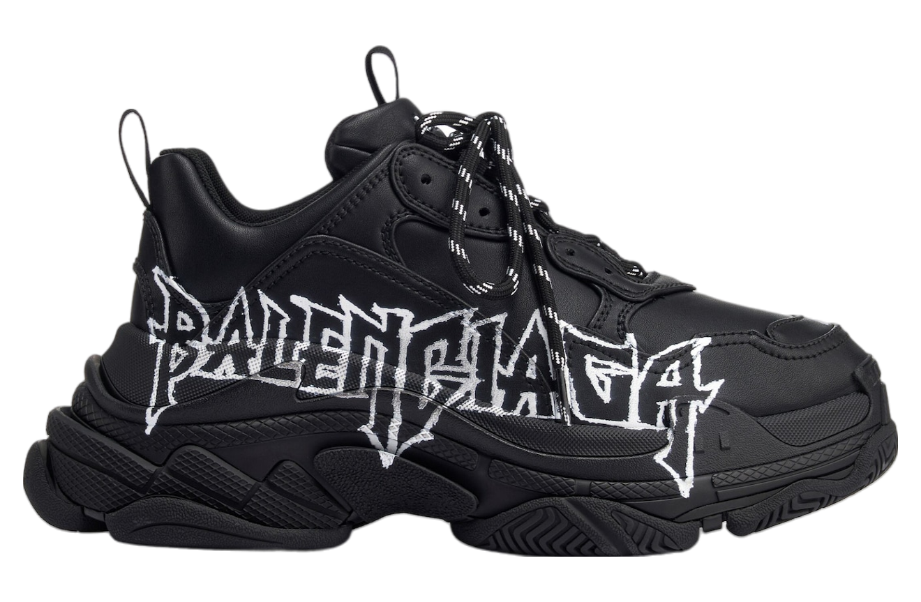 Balenciaga Triple S DIY Metal Artwork Black