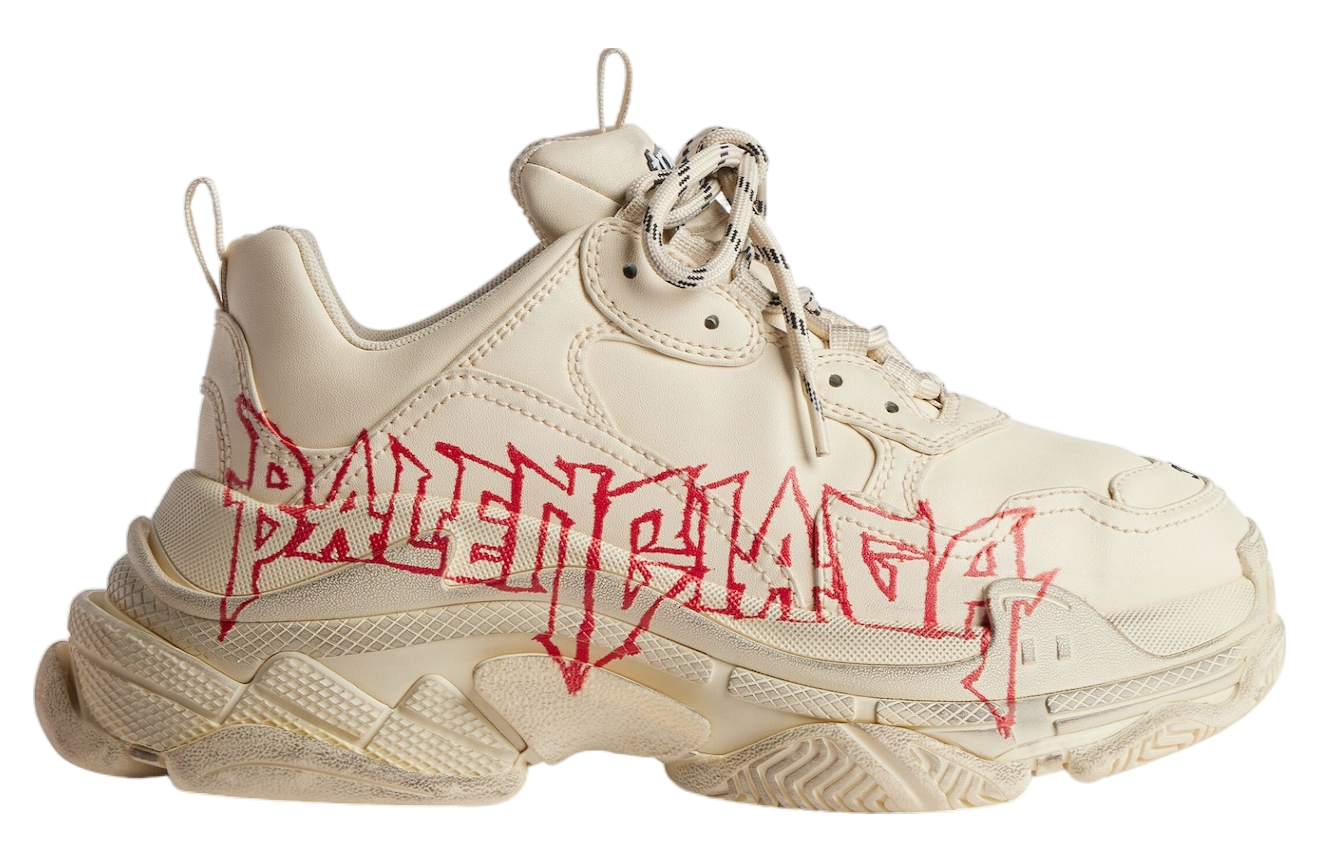 Balenciaga Triple S Diy Metal WMNS White / Red