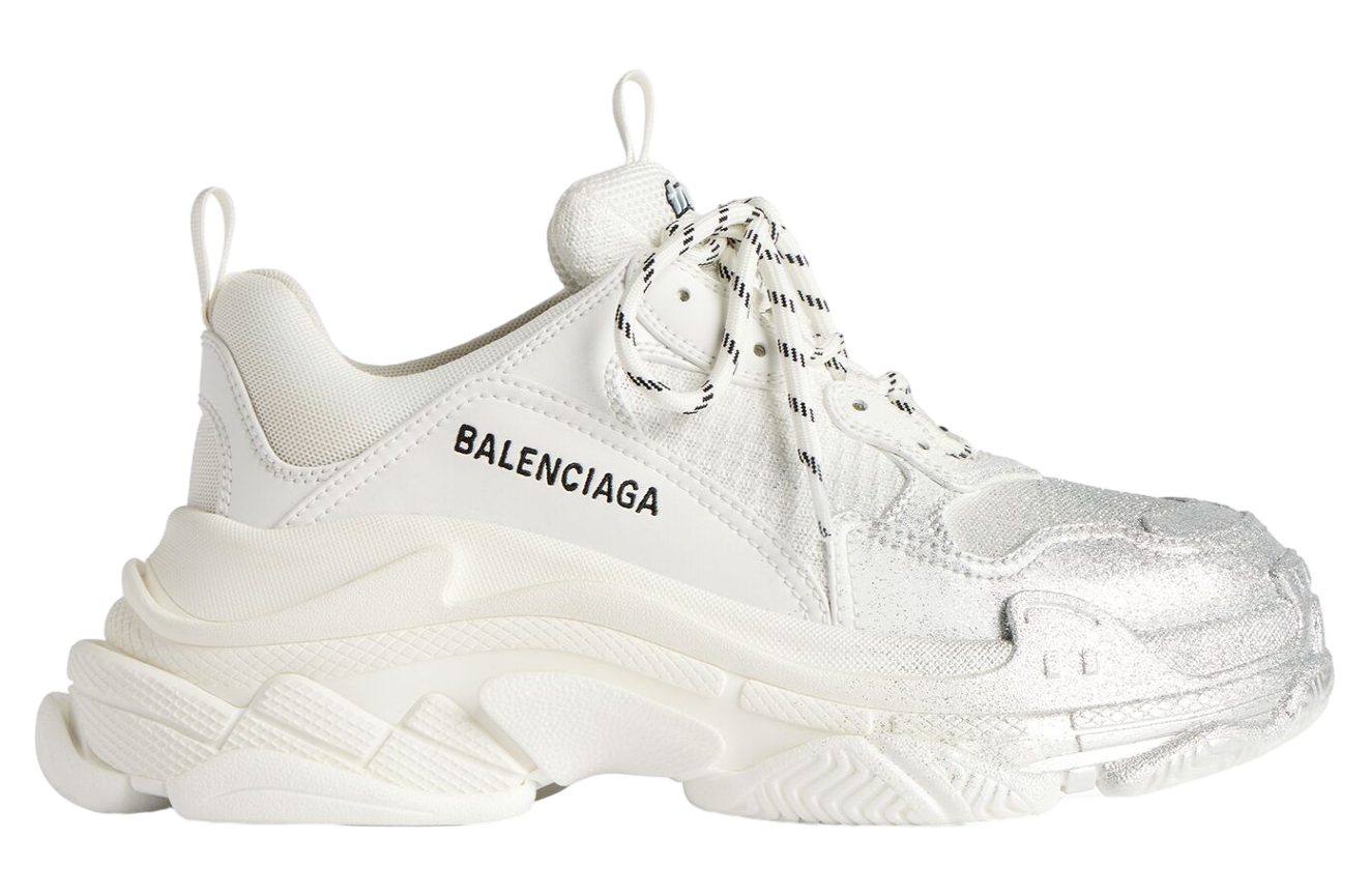 Balenciaga Triple S Glitter Spray WMNS White / Silver