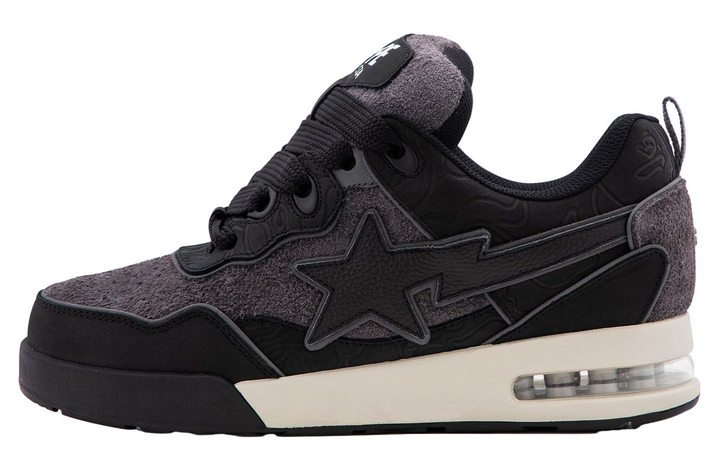 Bape Flip Sta #1 Black / Grey / Black