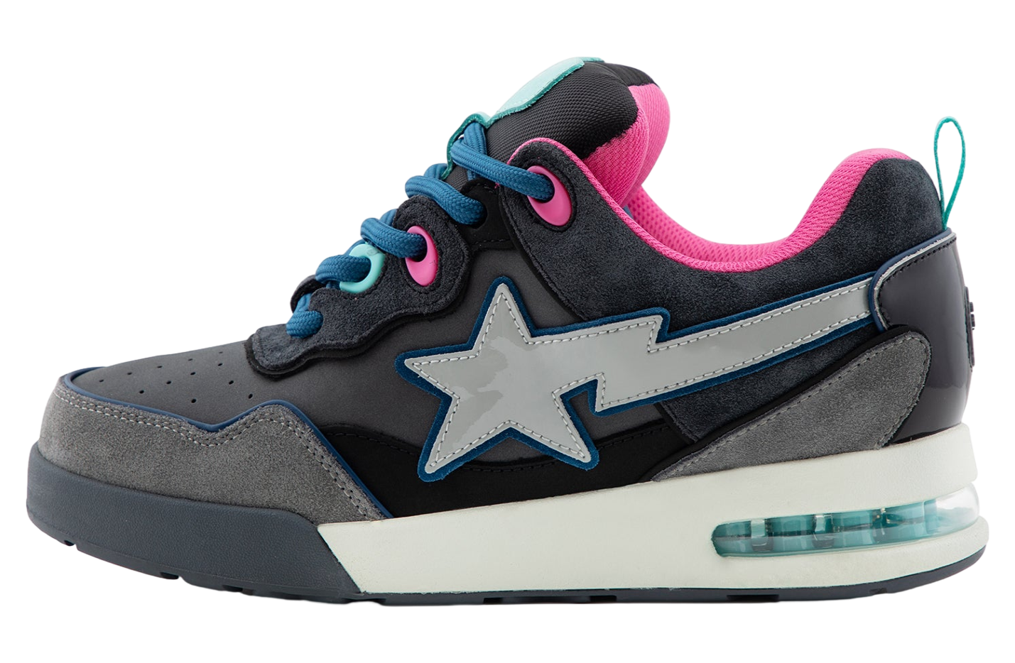 Bape Flip Sta #2 WMNS Black / Blue / Pink
