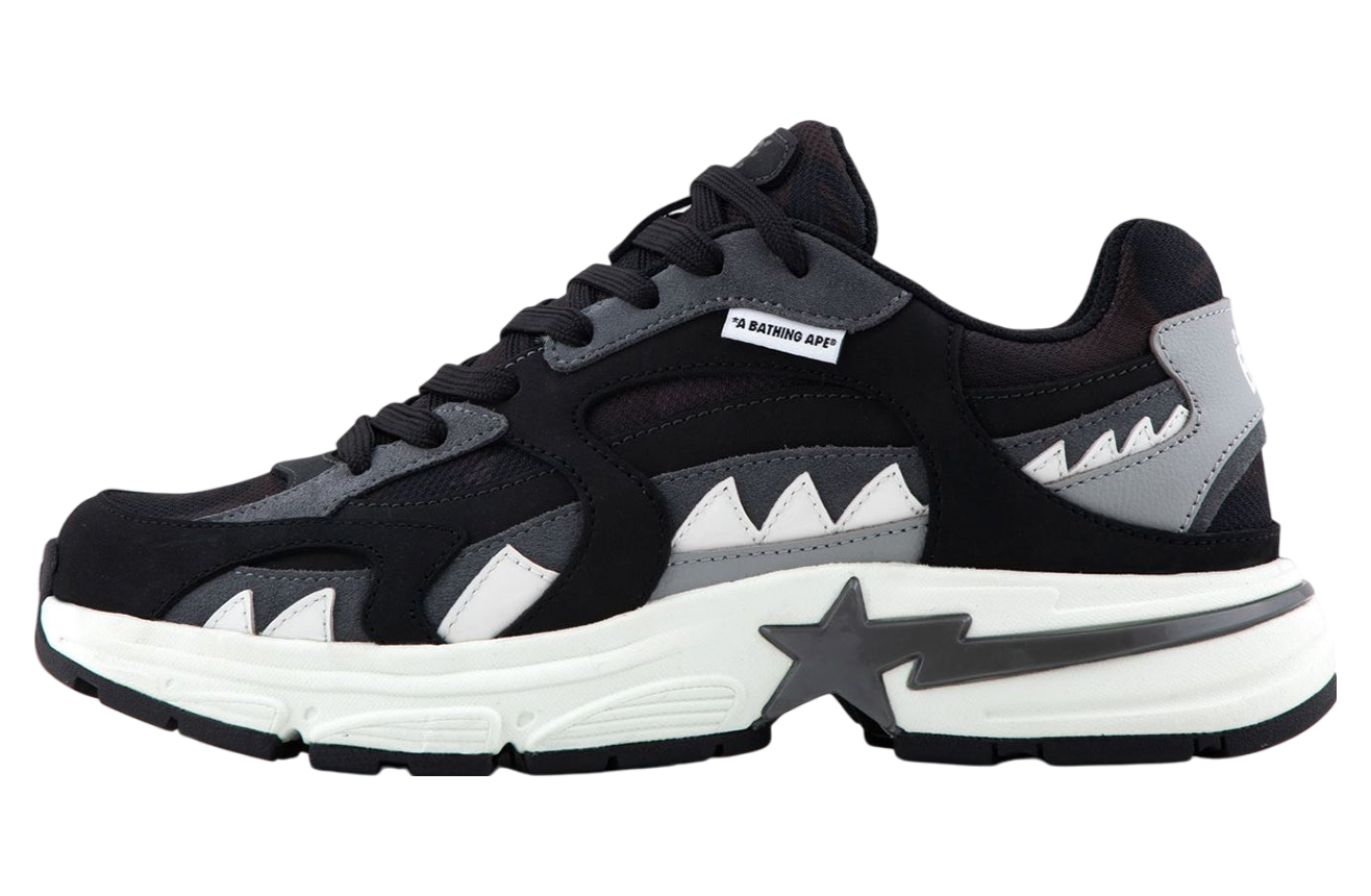 Bape Shark Sta #1 Black / Grey / White