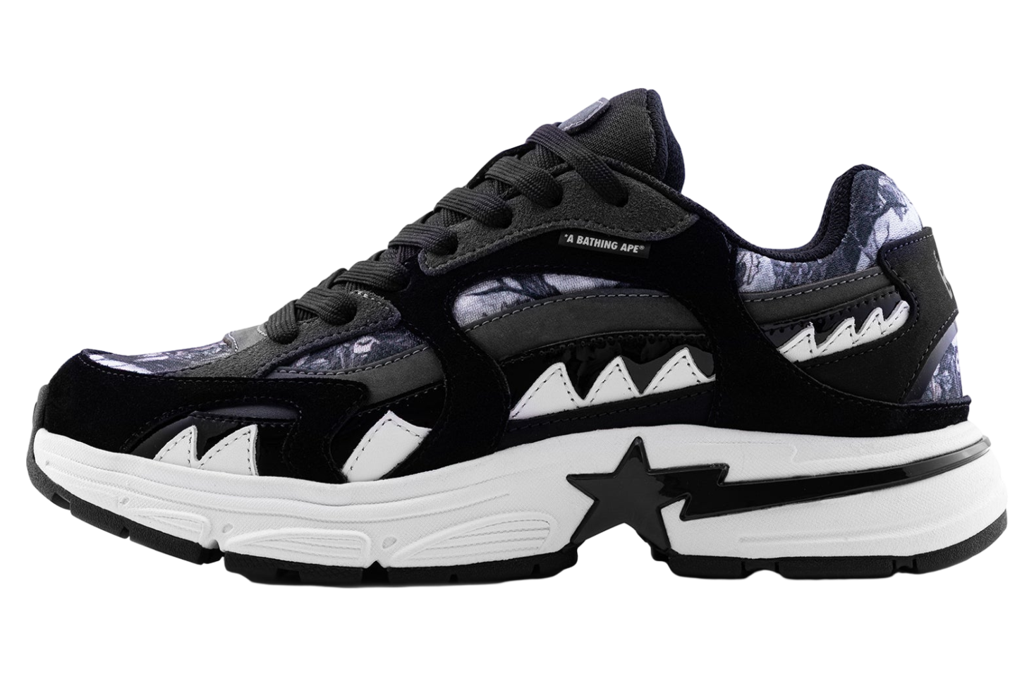 Bape Shark Sta #2 Black / White