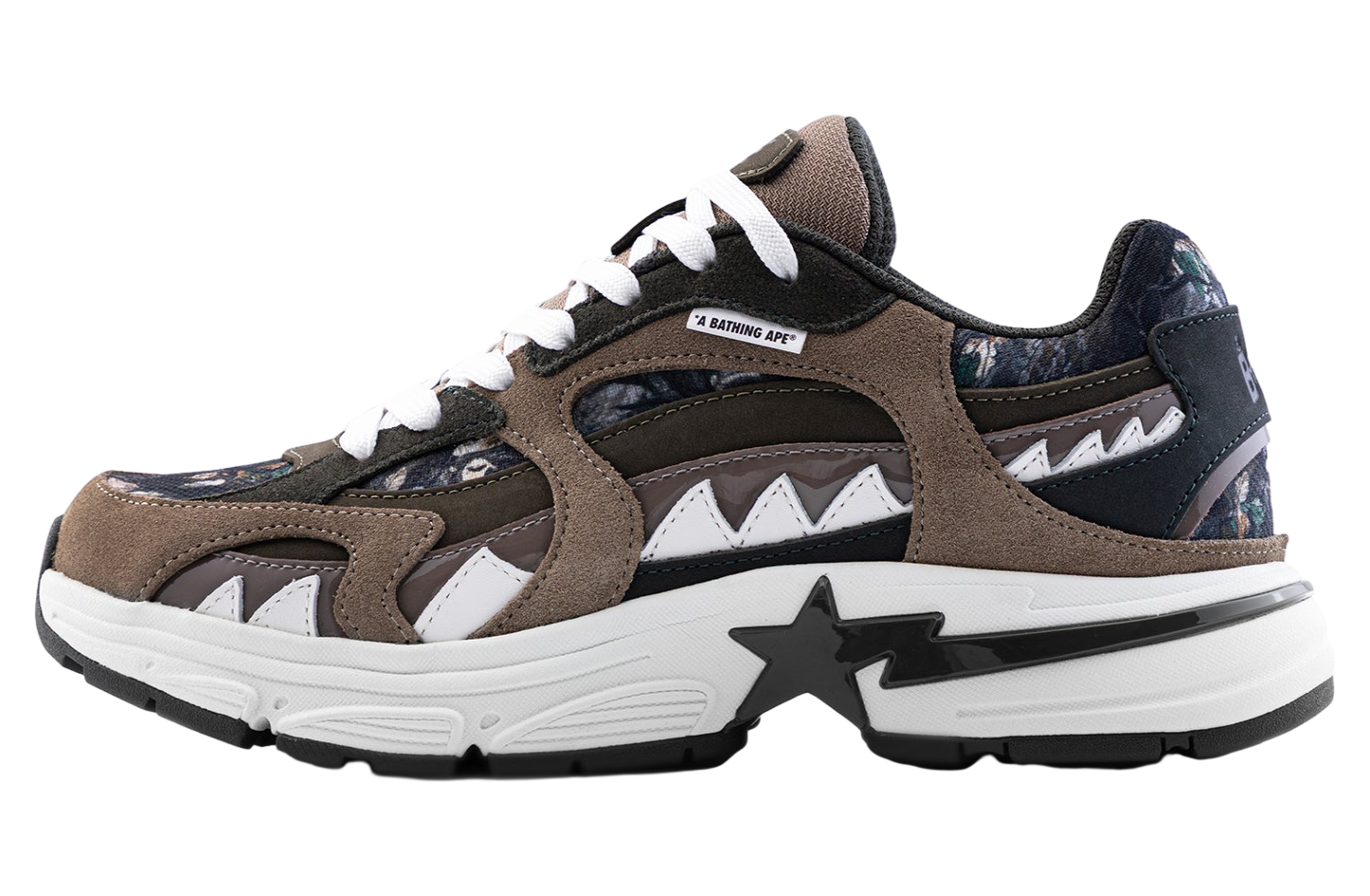 Bape Shark Sta #2 Olive Drab / Black