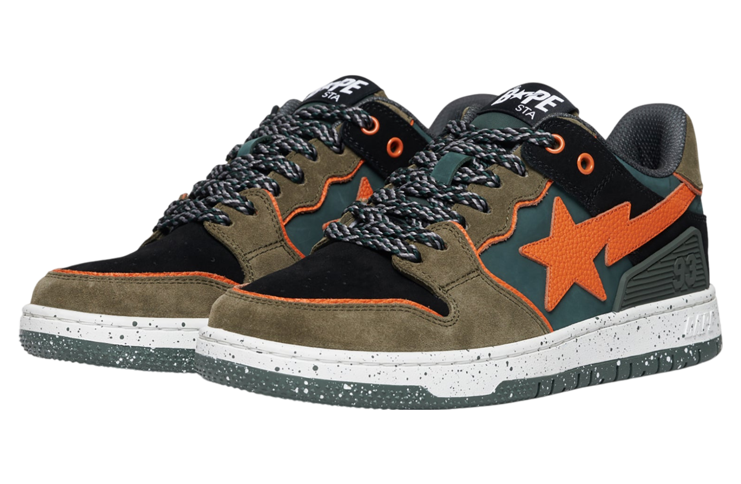 Bape Sk8 Sta #1 Beige / Orange / Grey - Jun 2025 - 1L30-191